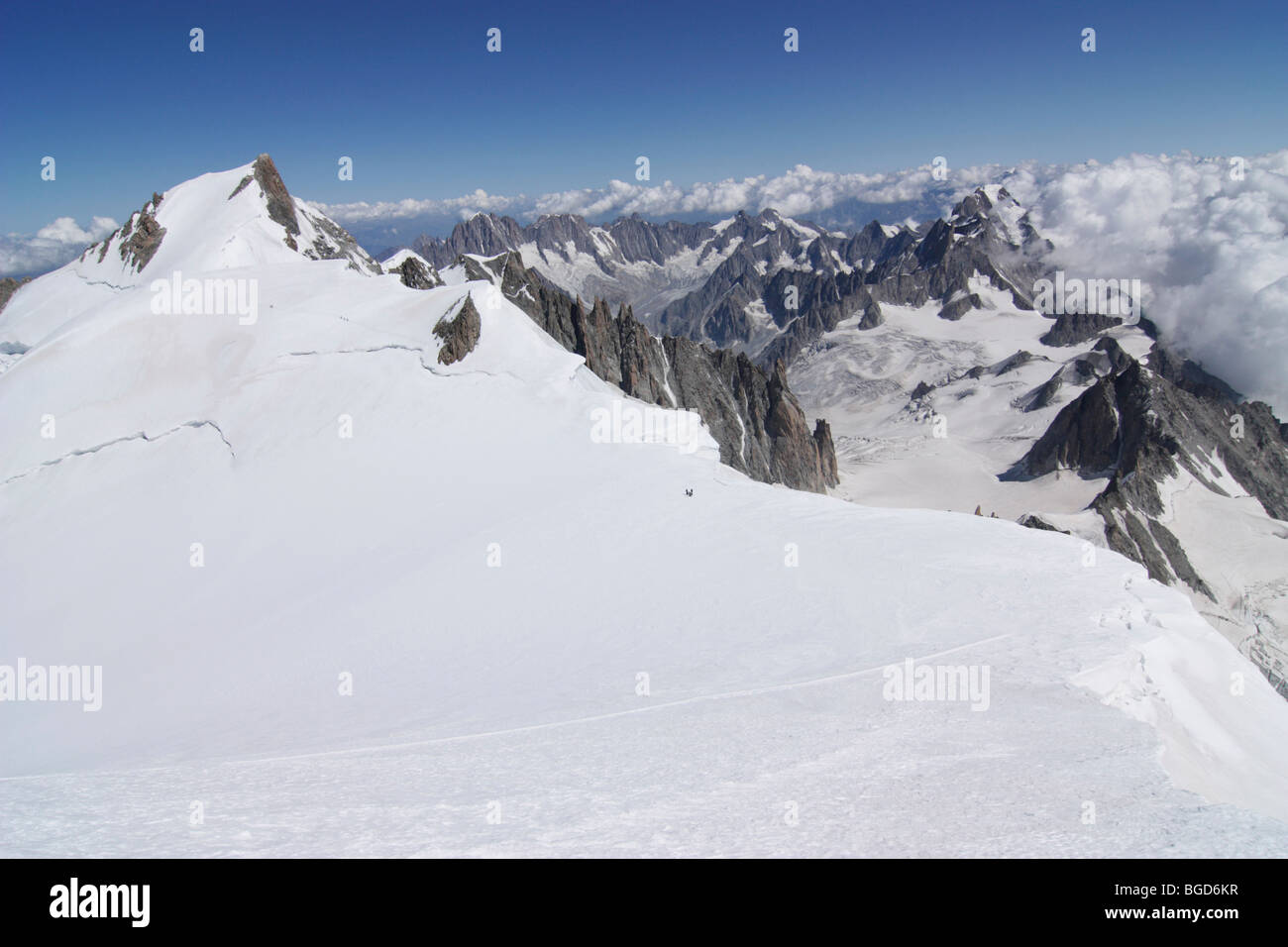 Alpes Mont Blanc France Banque D'Images