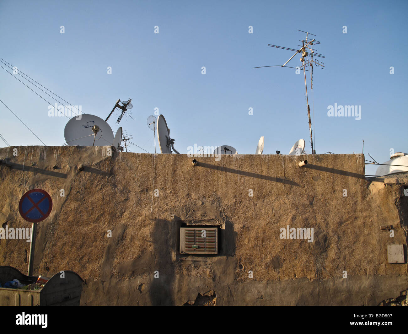 Doha, Qatar mosquée islamique crucifix croix chrétienne Banque D'Images