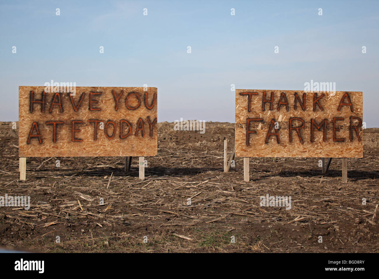 Inscrivez-vous à la ferme - l'État de New York - USA Banque D'Images