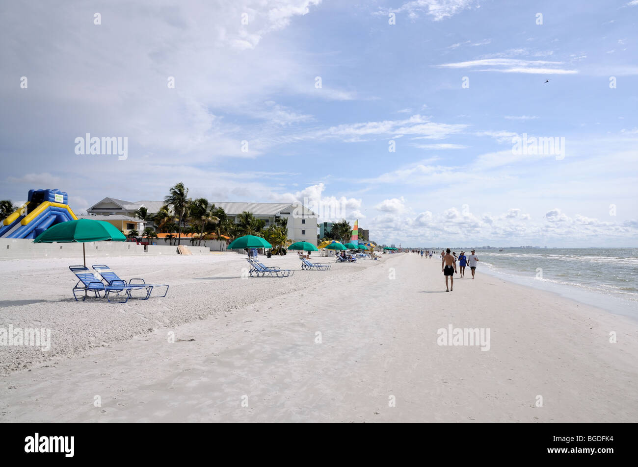 Fort Myers Beach, côte du golfe du Mexique, en Floride Banque D'Images