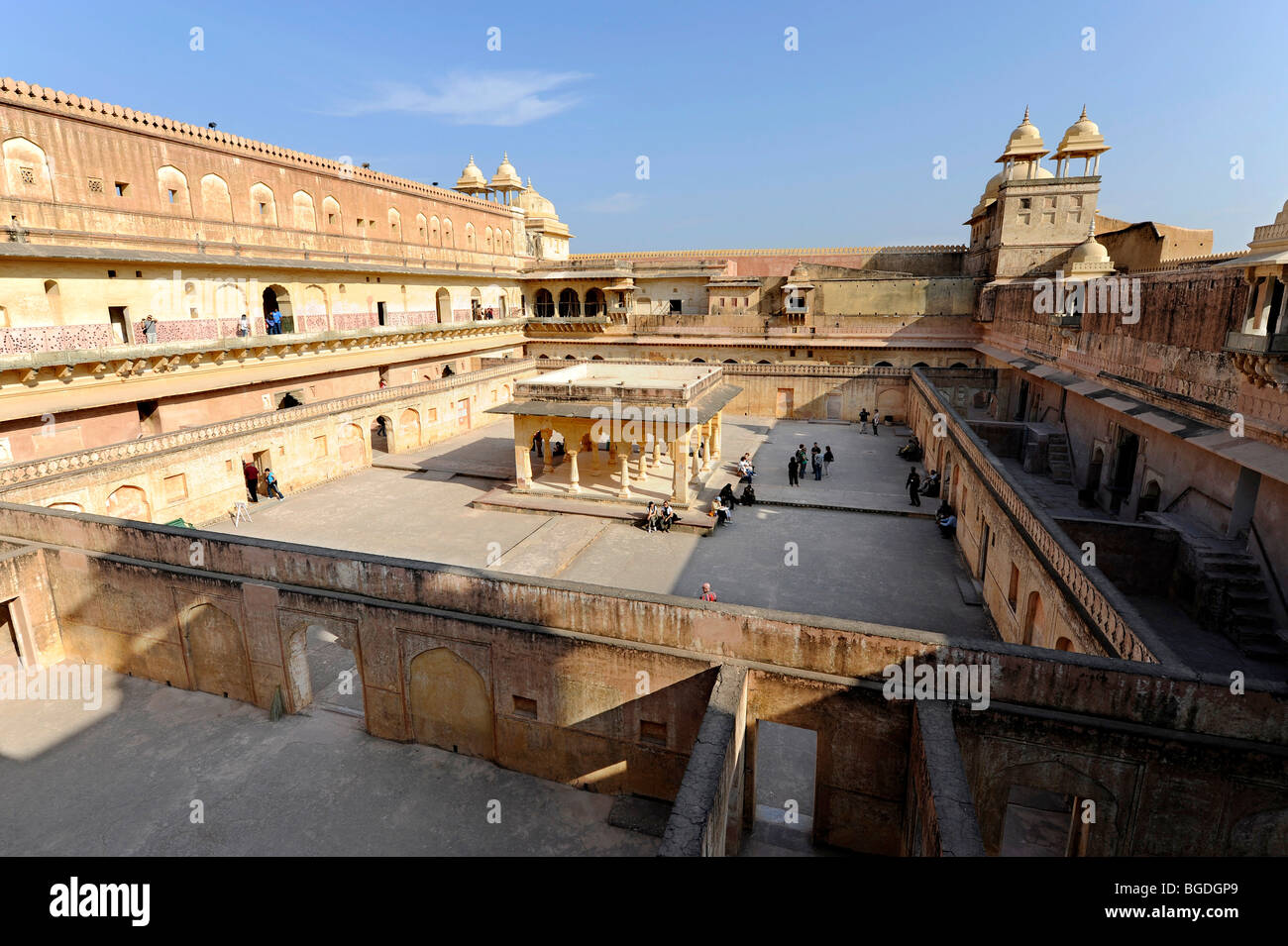 Fort d'Amber, harem, Zenana, ambre, près de Jaipur, Rajasthan, Inde du Nord, Inde, Asie du Sud, Asie Banque D'Images