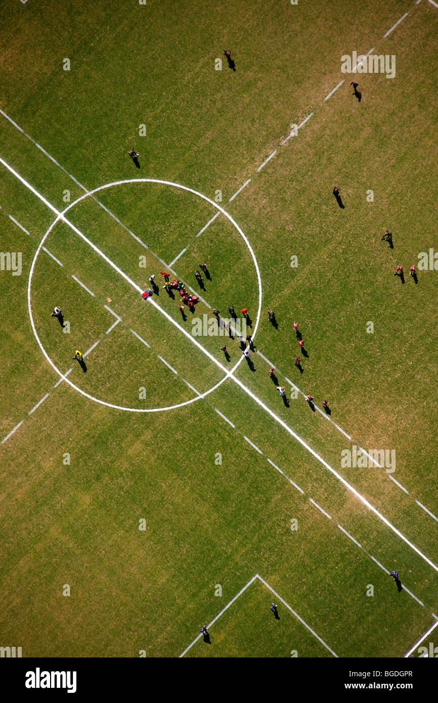 Photo aérienne, terrain de sports, Hagen Hohenlimburg, région du Sauerland, Nordrhein-Westfalen, Germany, Europe Banque D'Images