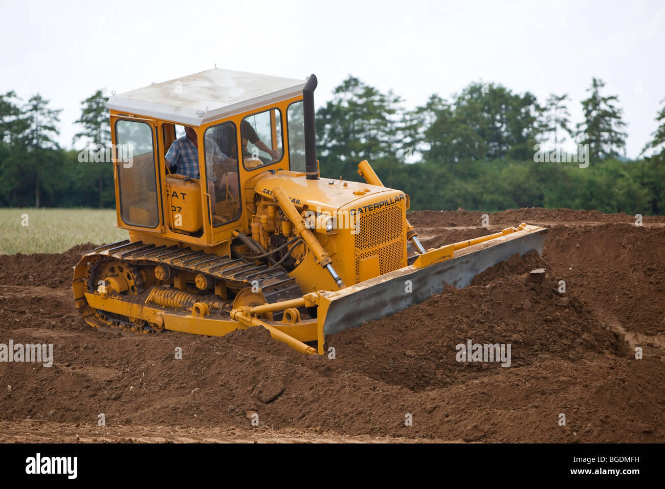 Bulldozer Caterpillar Banque D'Images