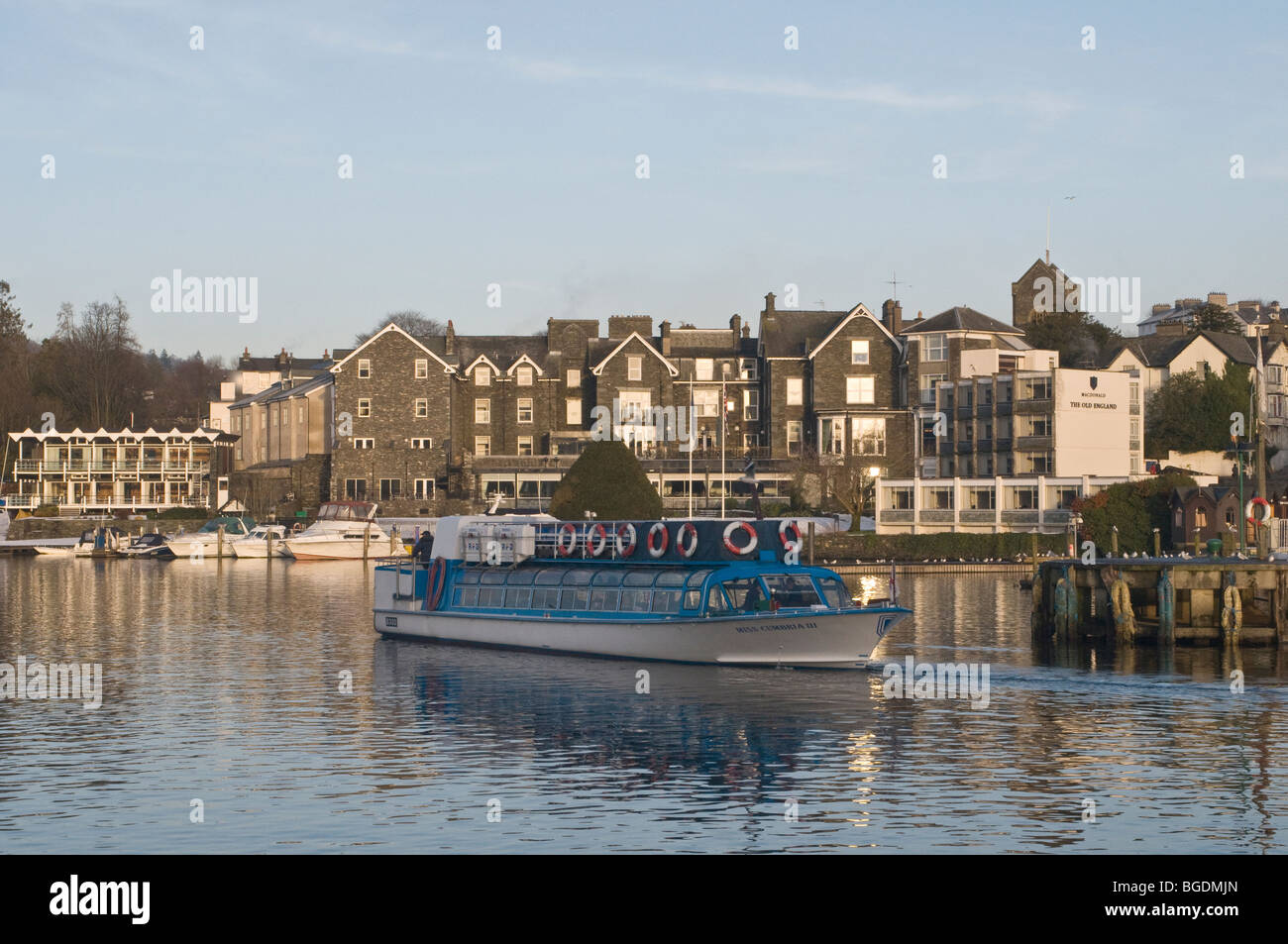 Traversier pour passagers à Bowness on Windermere Lake District Banque D'Images