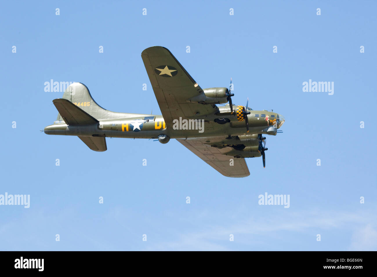 Le bombardier B-17 B Sally Banque D'Images