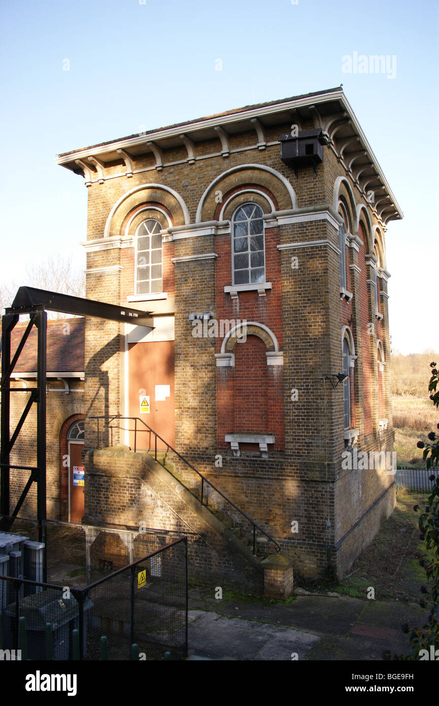 Victorian station de pompage, de New River, Ware, Hertfordshire, Angleterre Banque D'Images