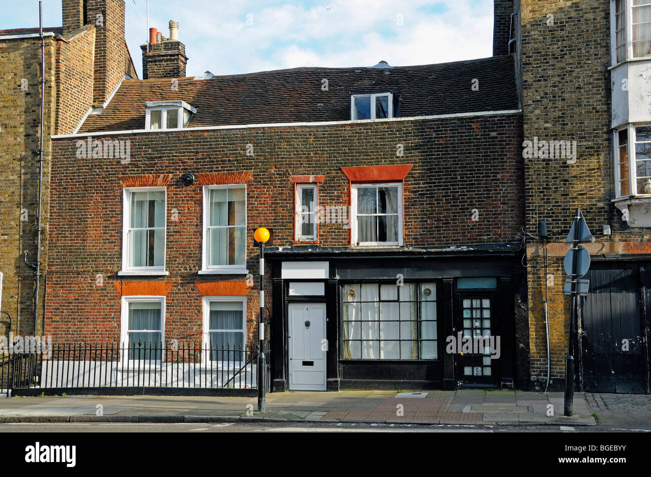Chambre avec ancienne boutique/Highgate Village London England UK Banque D'Images