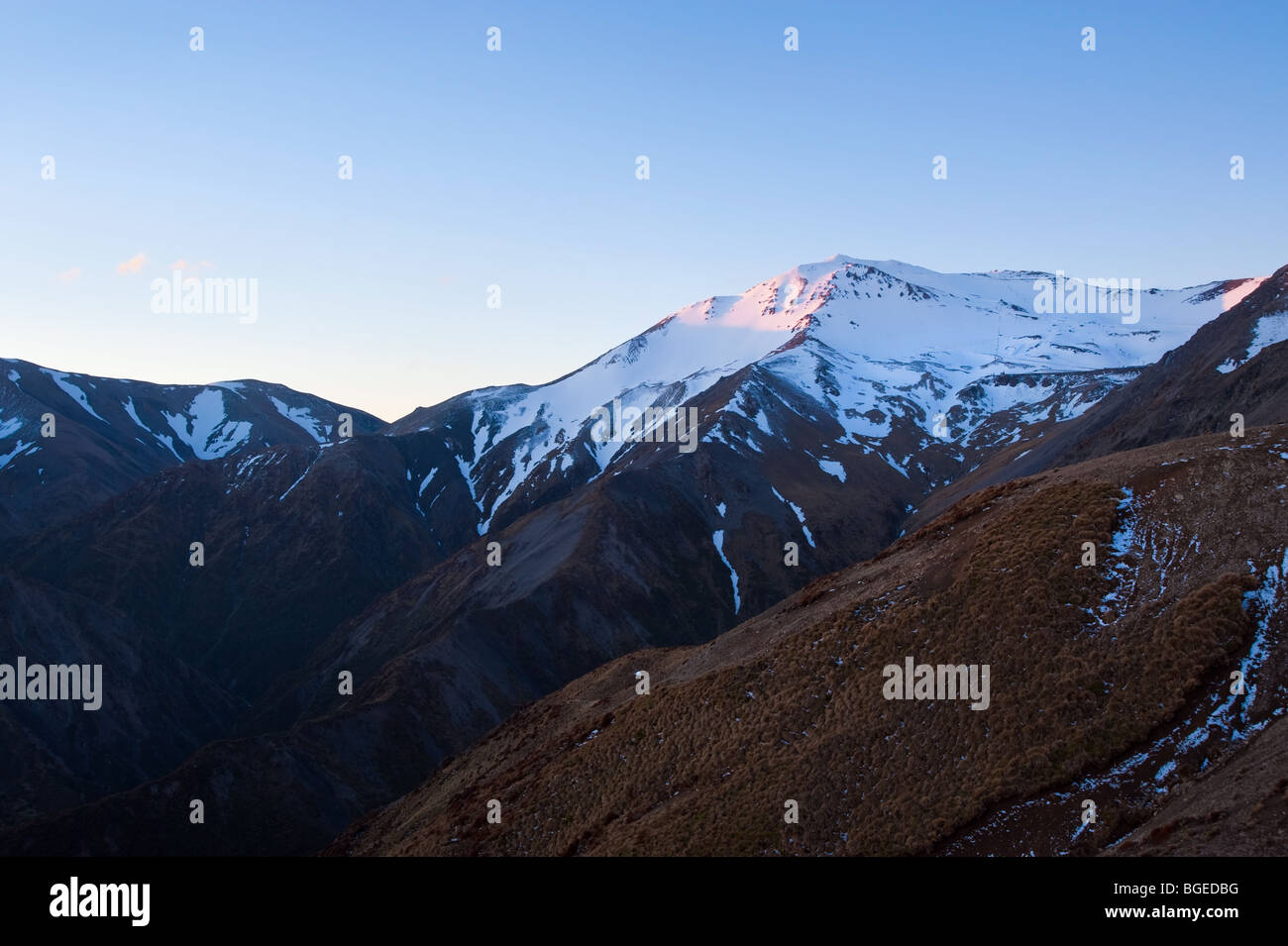 Mt Hutt. Ile sud Nouvelle Zelande Banque D'Images