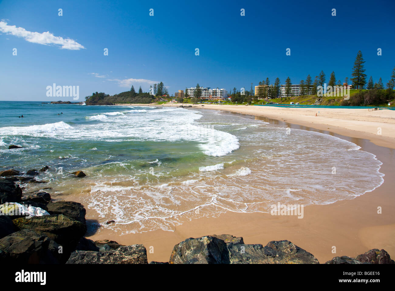 Plage de la ville, Port Macquarie, New South Wales, Australie Photo Stock -  Alamy