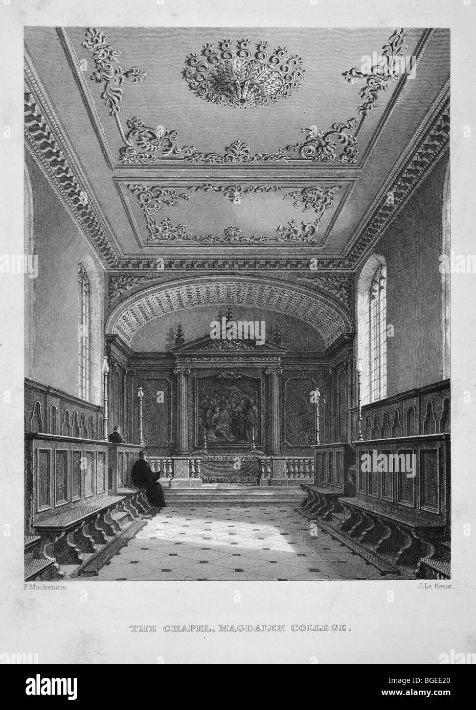 La chapelle, Madeleine (Madeleine) College, Cambridge Banque D'Images La chapelle, Madeleine (Madeleine) College, Cambridge Banque D'Images