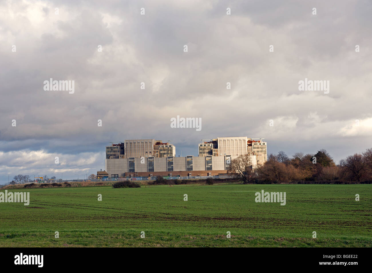 Centrale nucléaire de Bradwell, Essex, Royaume-Uni. Banque D'Images