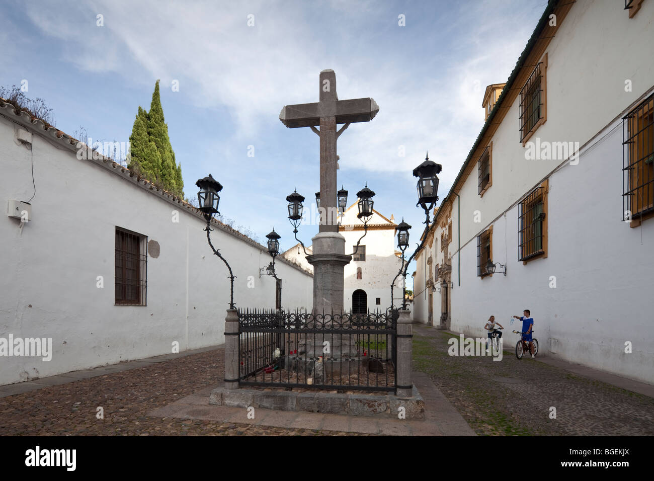 Plaza de los Dolores, Cordoue, Andalousie, Espagne Banque D'Images