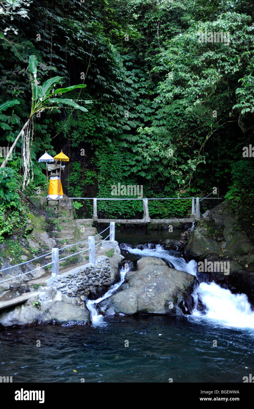Cascade de Gitgit Twin, Singaraja, Bali, Indonésie Banque D'Images