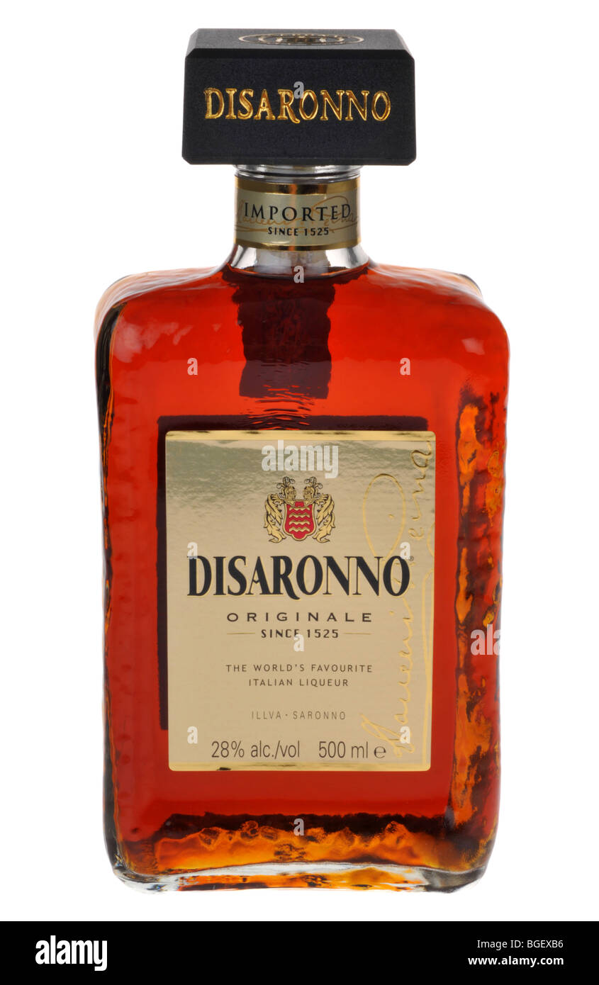 L'Amaretto Disaronno liqueur Italienne Banque D'Images