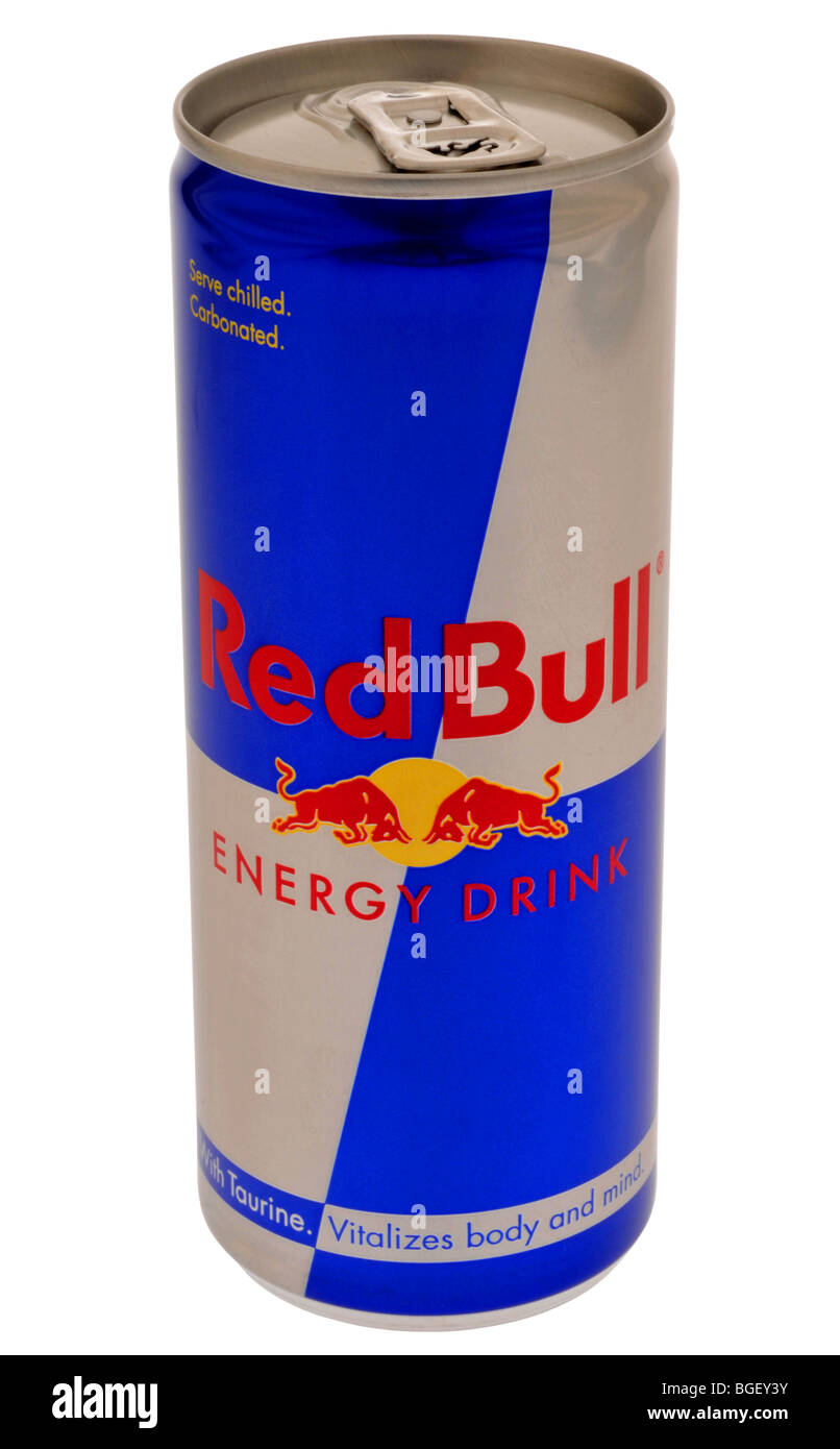 "Red Bull energy drink" Banque D'Images