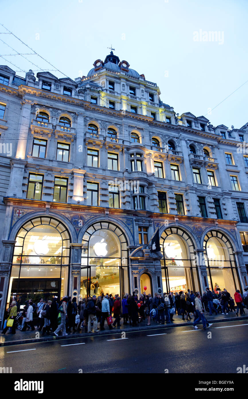 Apple store. Regents Street. Londres. UK 2009 Banque D'Images