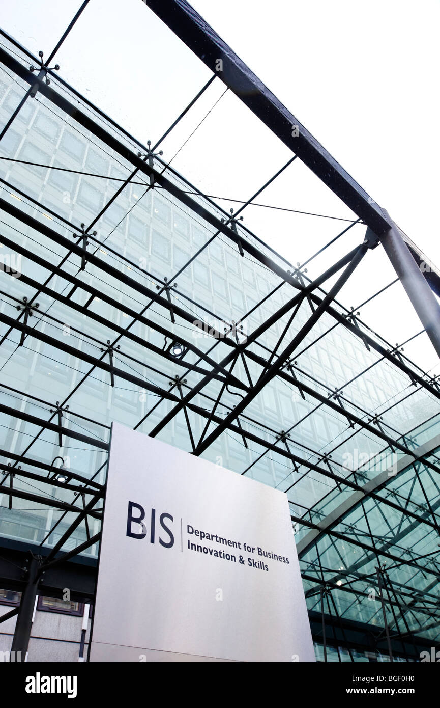 BIS. Department for Business Innovation & Skills. Londres. UK 2009. Banque D'Images