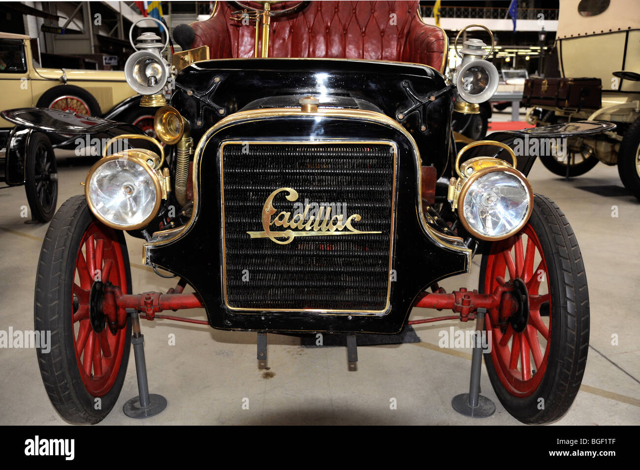 1907 Cadillac, modèle K,10,HP 1 cylider, 639 cc,USA production, musée  Autoworld Parc du Cinquantenaire,,Parc du Cinquantenaire, Bruxelles Photo  Stock - Alamy