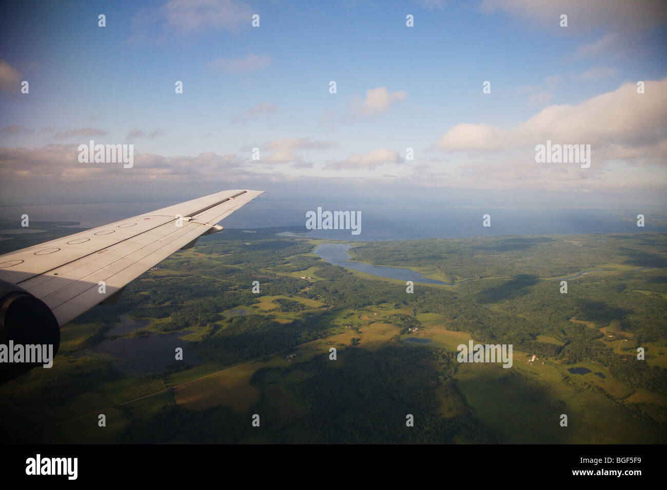 Vue aérienne du lac de mille lacs du Minnesota, USA Photo Stock Alamy
