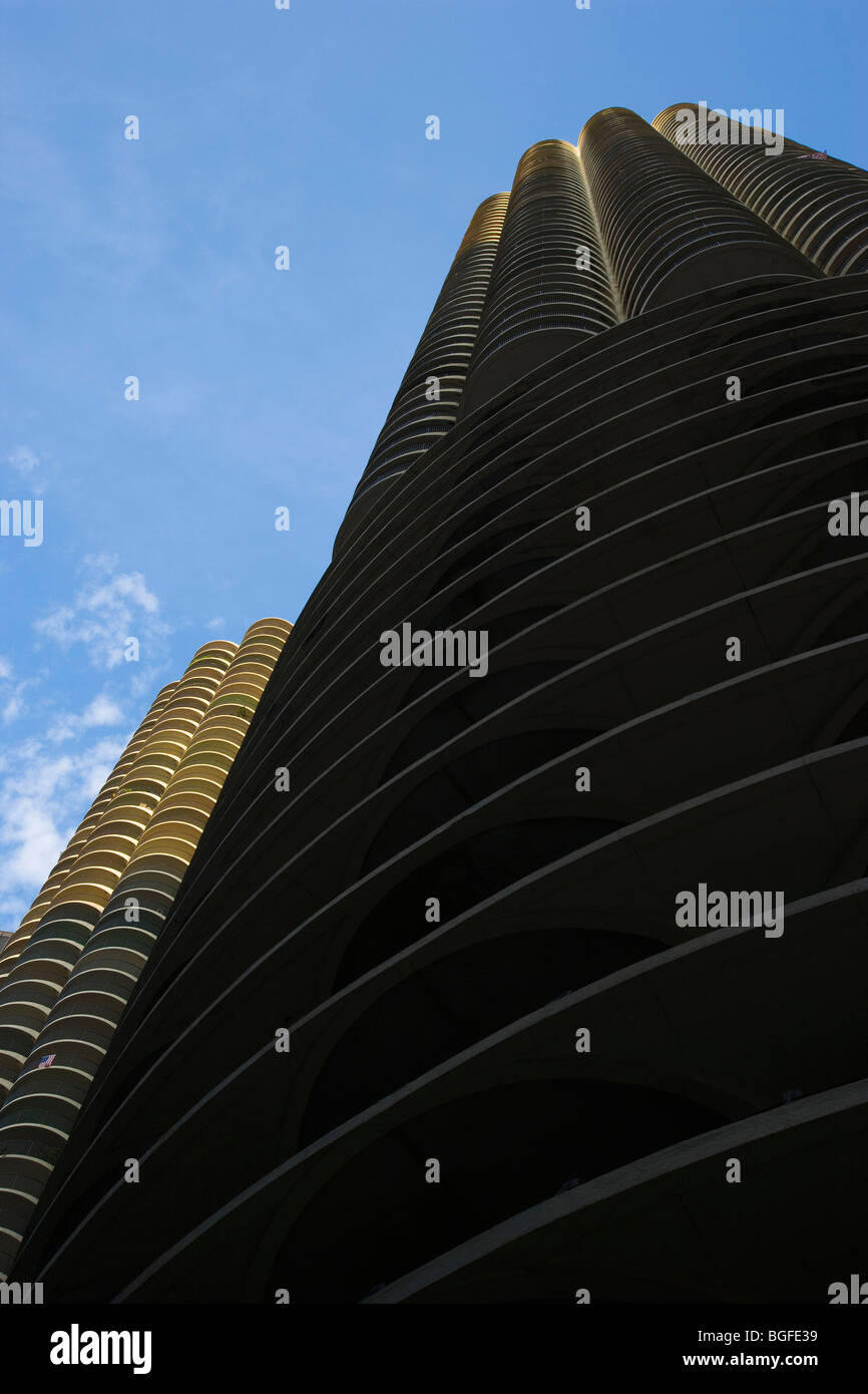 Marina City building, Chicago, Illinois, États-Unis Banque D'Images