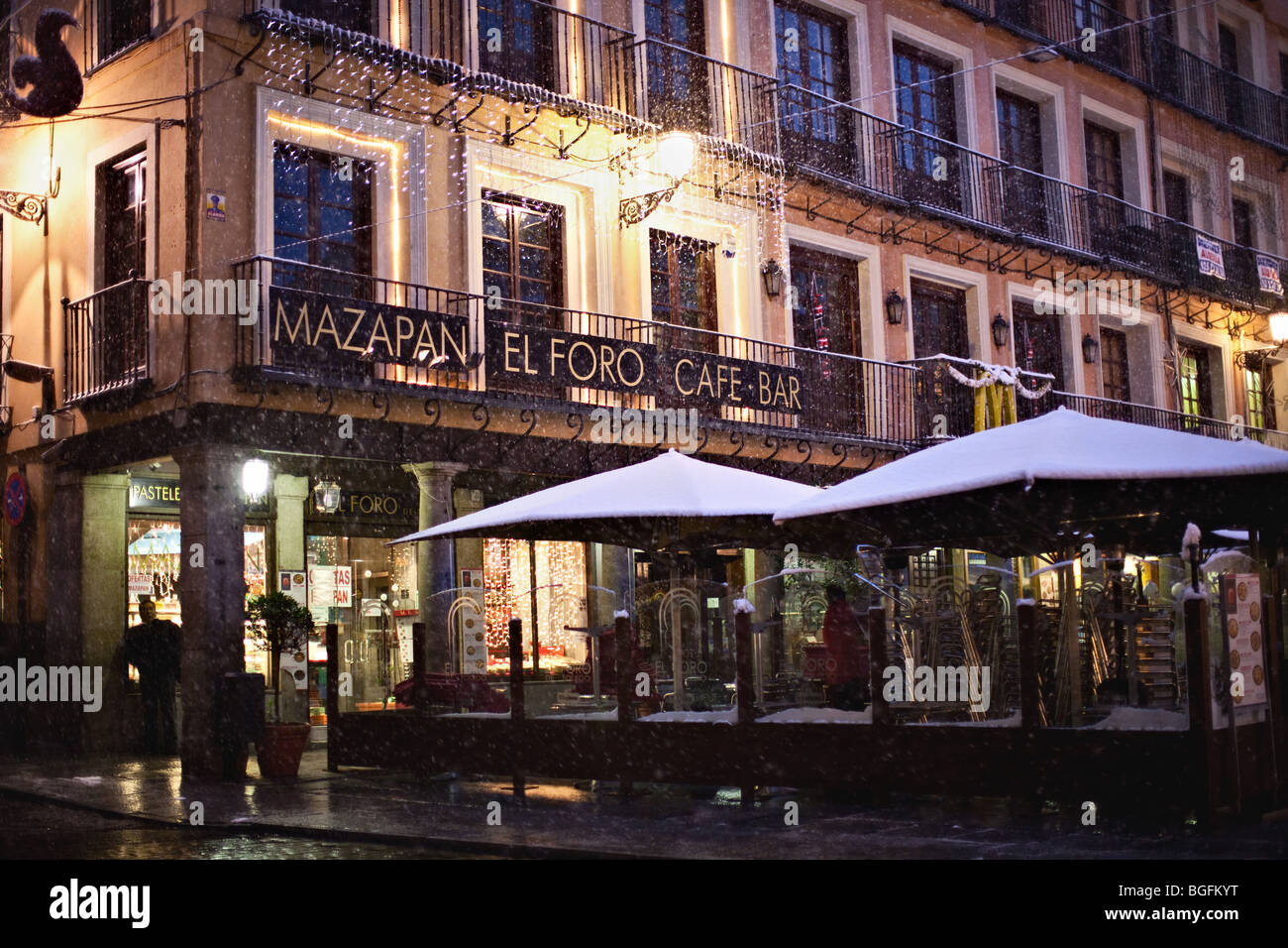 Plaza de Zocodover à Tolède, en Espagne. Banque D'Images