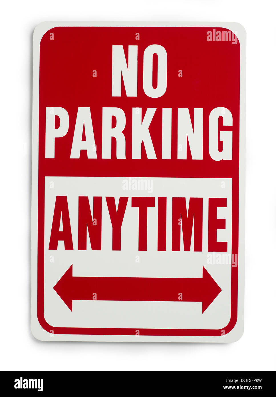 Aucun stationnement n'importe quand Sign Banque D'Images