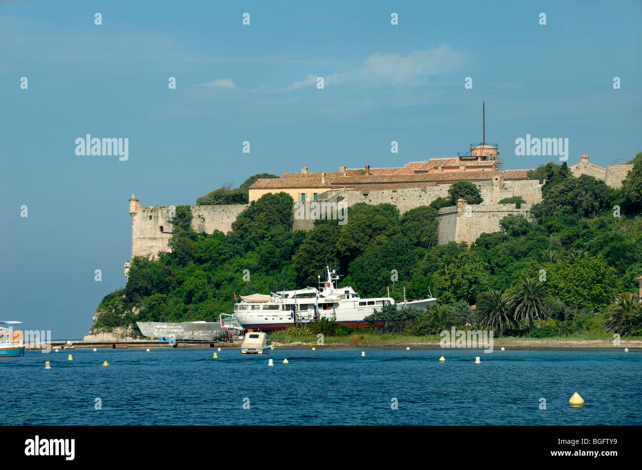 Fort Royal, l'Île Sainte Marguerite Island, îles de Lérins, Cannes, Alpes-Maritimes, Provence-Alpes-Côte-d'Azur, France Banque D'Images