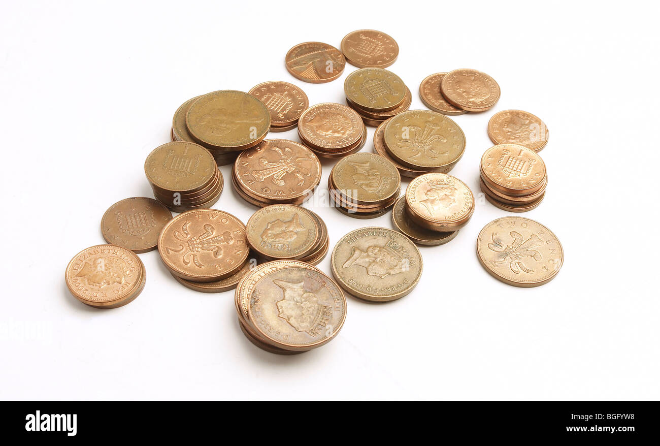 pièces de monnaie Banque D'Images