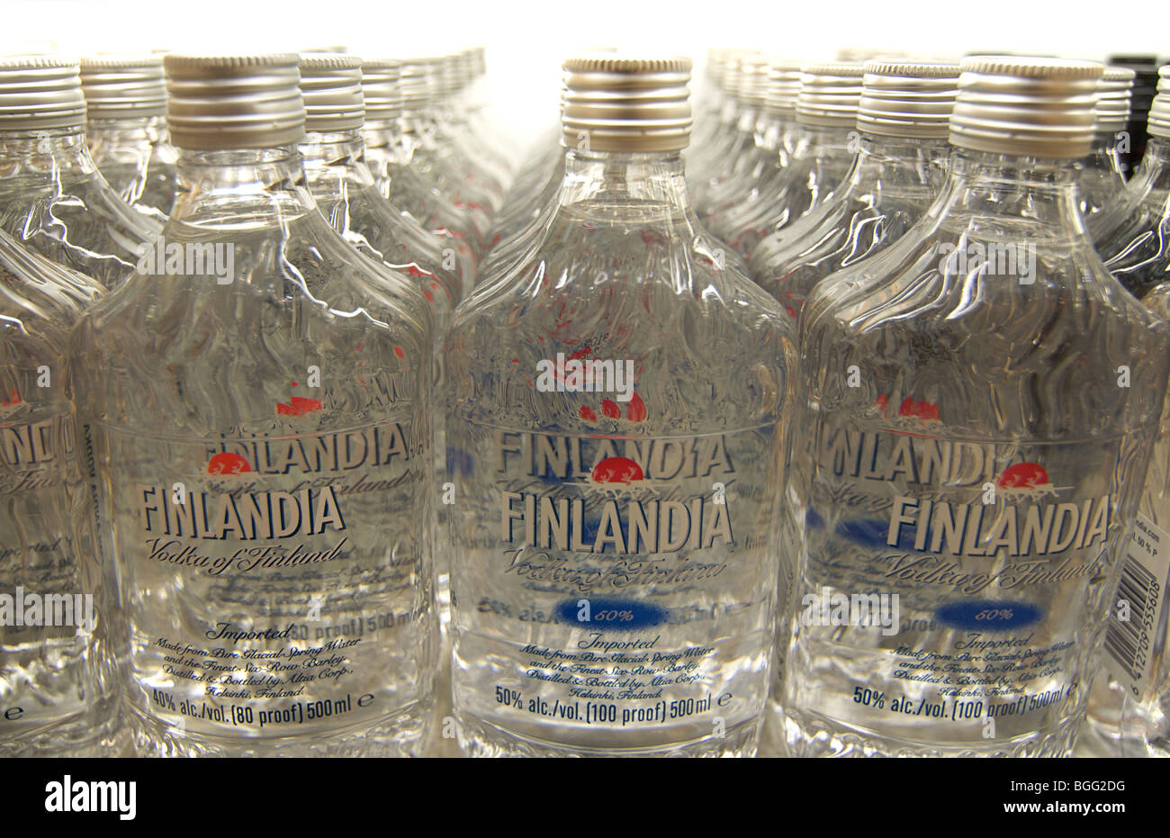 La vodka finlandaise, la Finlande Banque D'Images