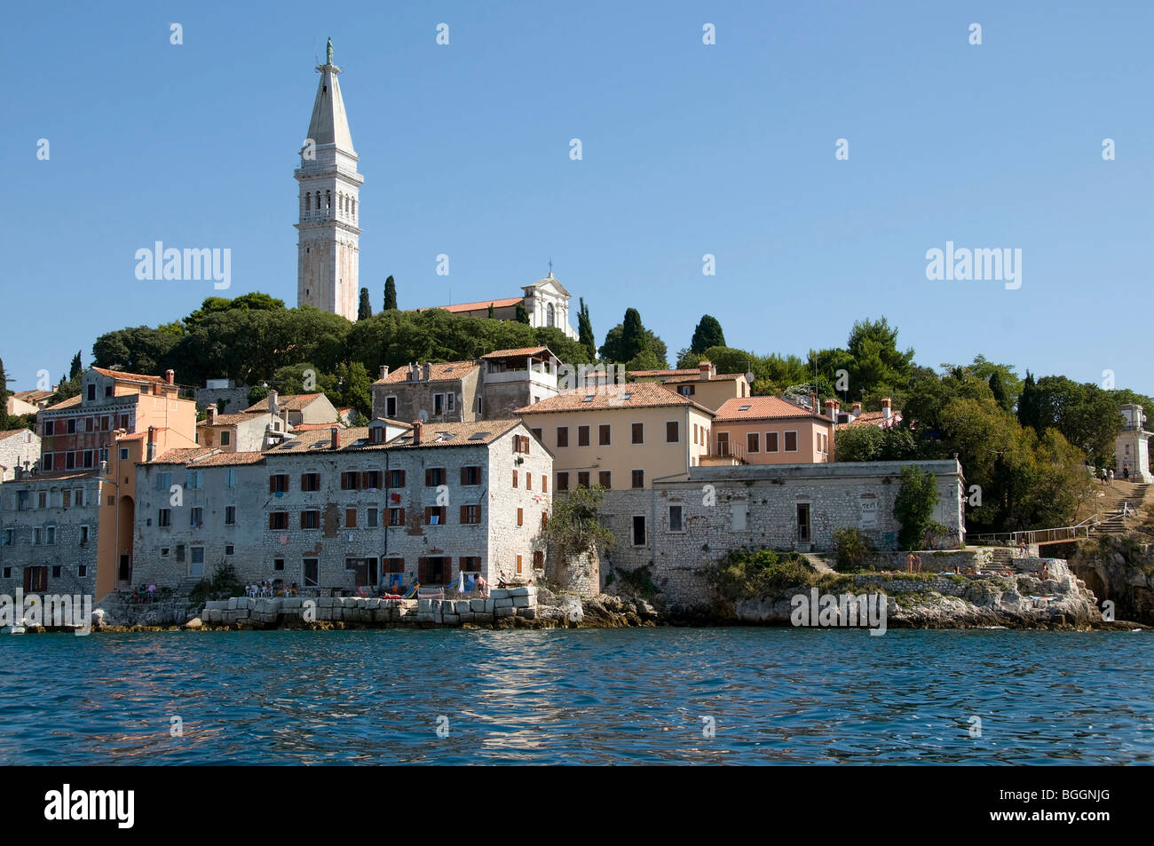 Rovinj, Croatie côte Dalmate, Banque D'Images