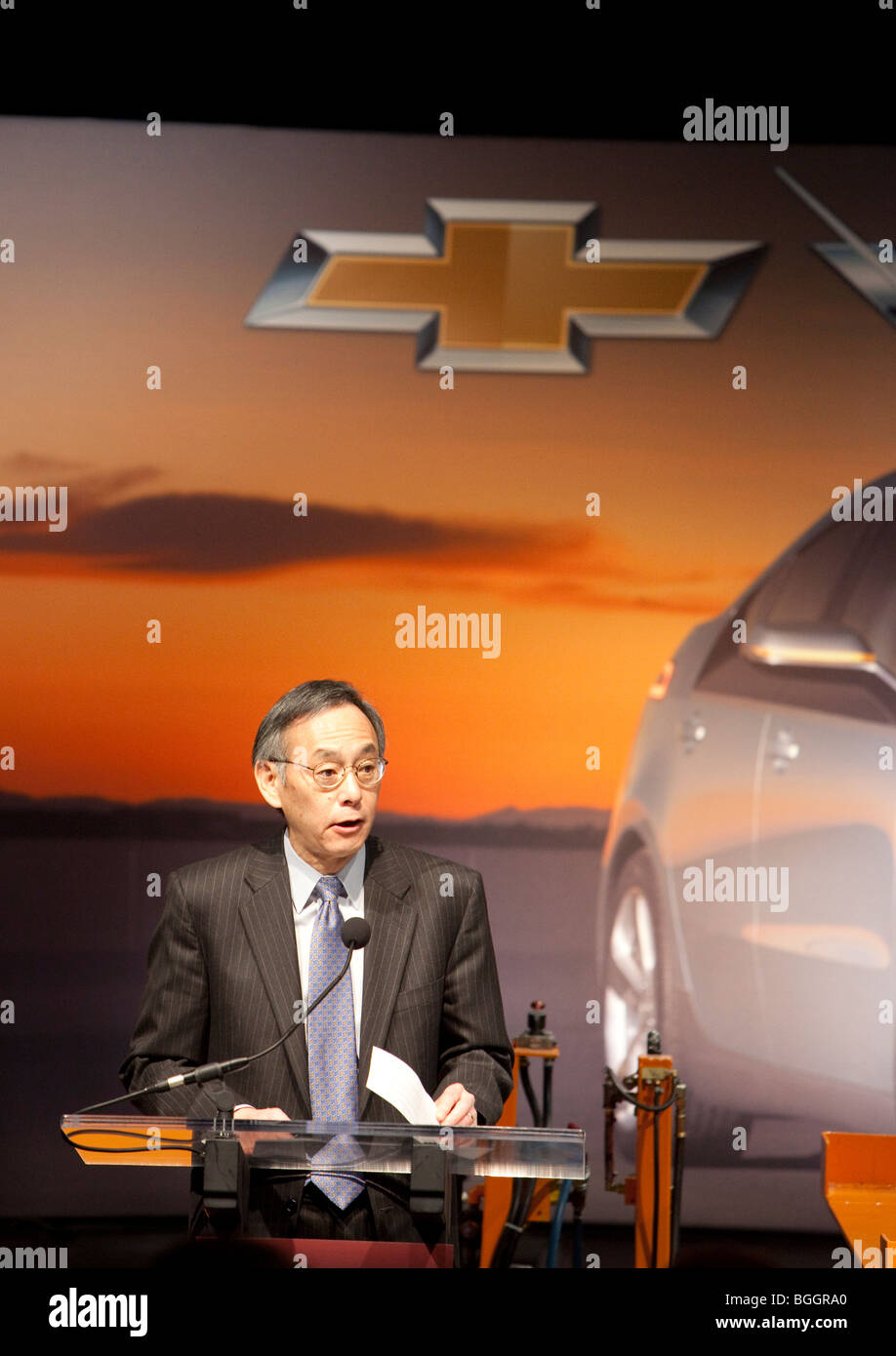 Le Secrétaire de l'Énergie, Steven Chu Banque D'Images