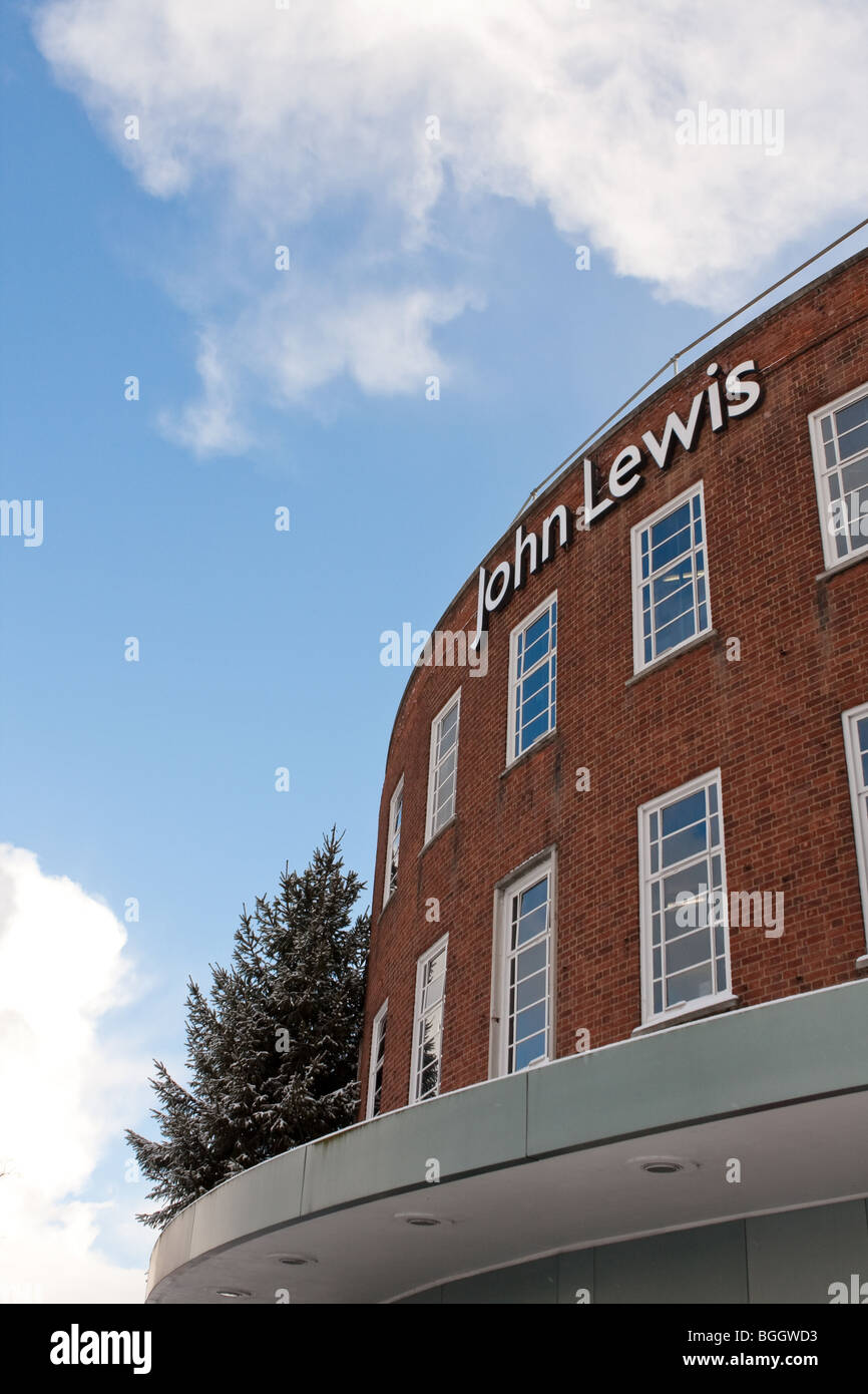 John Lewis Department store - autour de Norwich au Royaume-Uni de neige de début janvier 2010. Banque D'Images