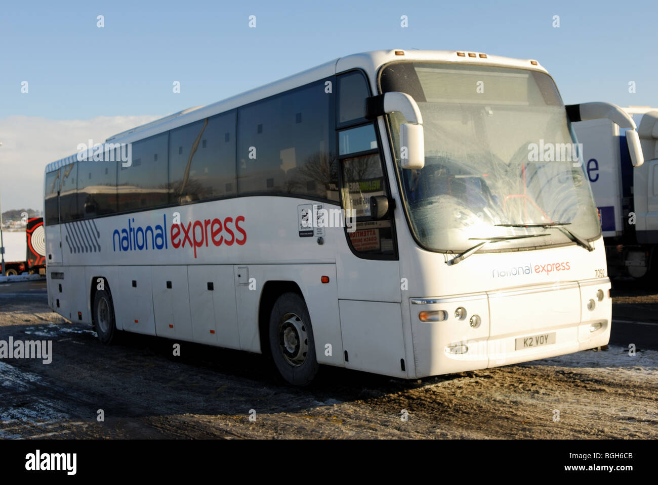 National Express Coach . Banque D'Images
