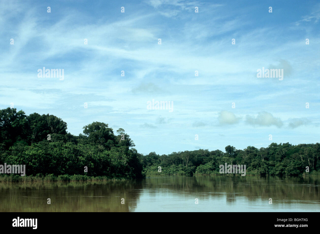 Rio Yavari, Pérou, Amérique du Sud Banque D'Images