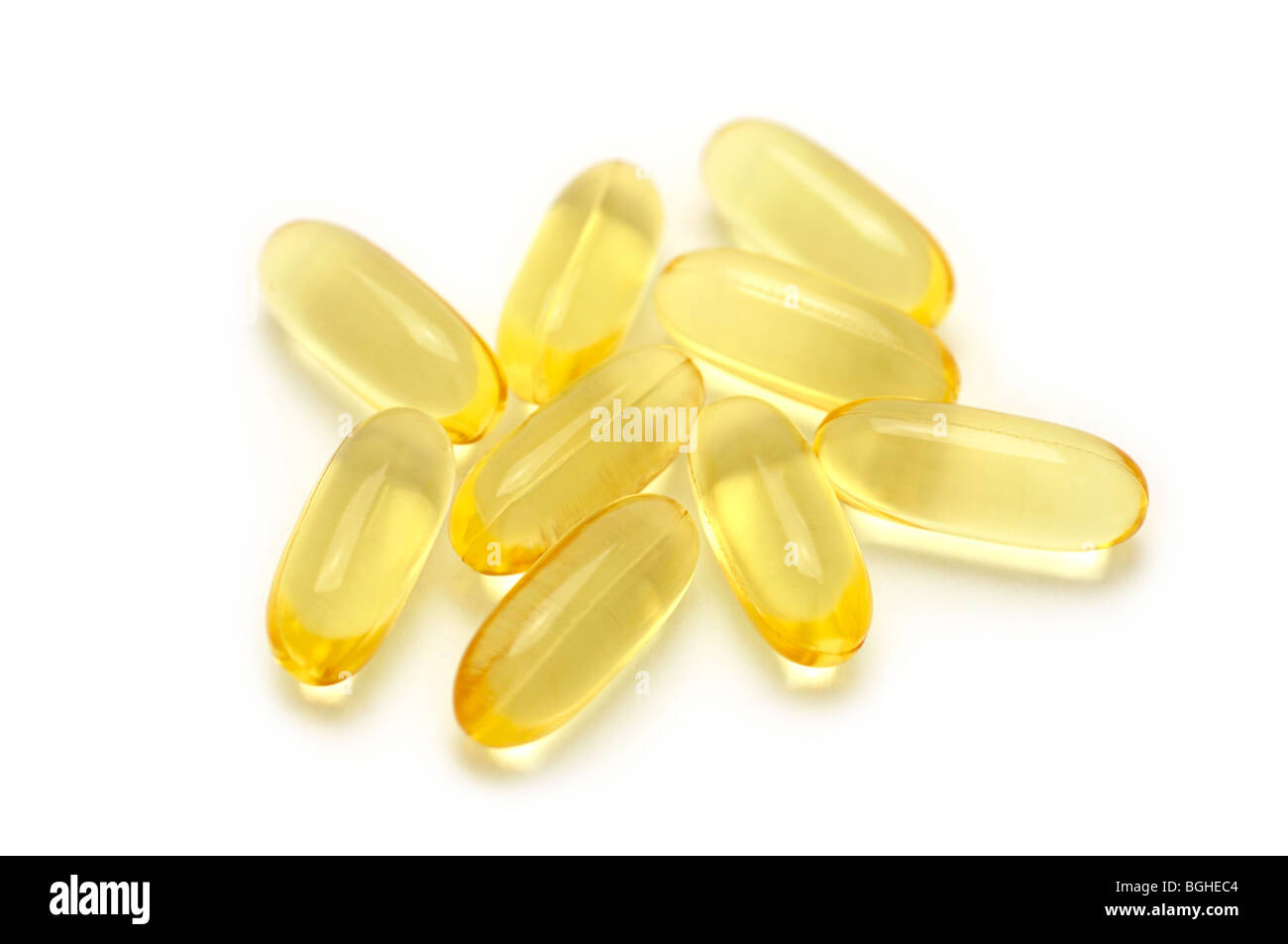 Omega 3 Capsules Banque D'Images