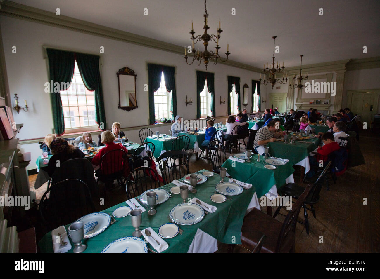 Restaurant La Taverne de la ville historique de Philadelphie, Pennsylvanie Banque D'Images
