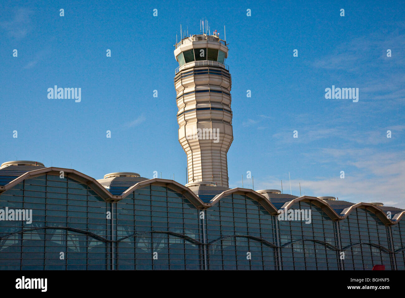 L'Aéroport International de Dulles à Washington DC Banque D'Images