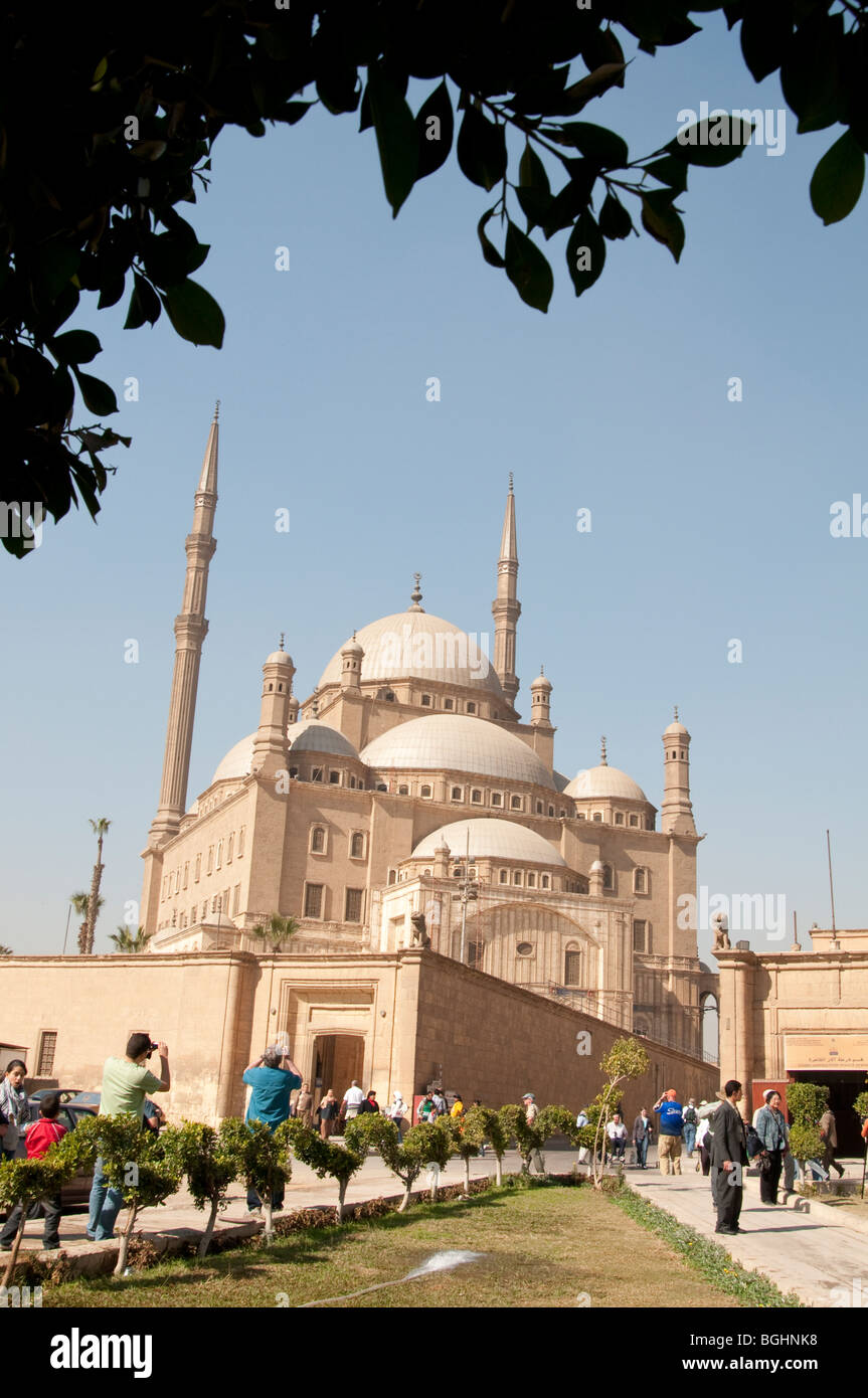 La mosquée de Mohamed Ali dans la Citadelle de Saladin au Caire, Egypte, Afrique du Sud Banque D'Images