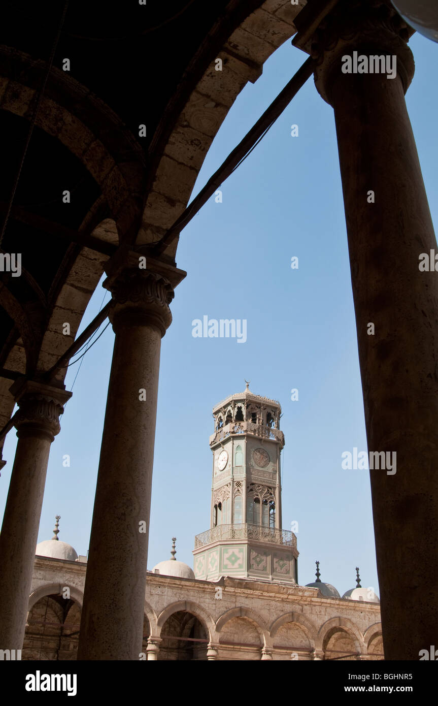 La mosquée de Mohamed Ali dans la Citadelle de Saladin au Caire, Egypte, Afrique du Sud Banque D'Images