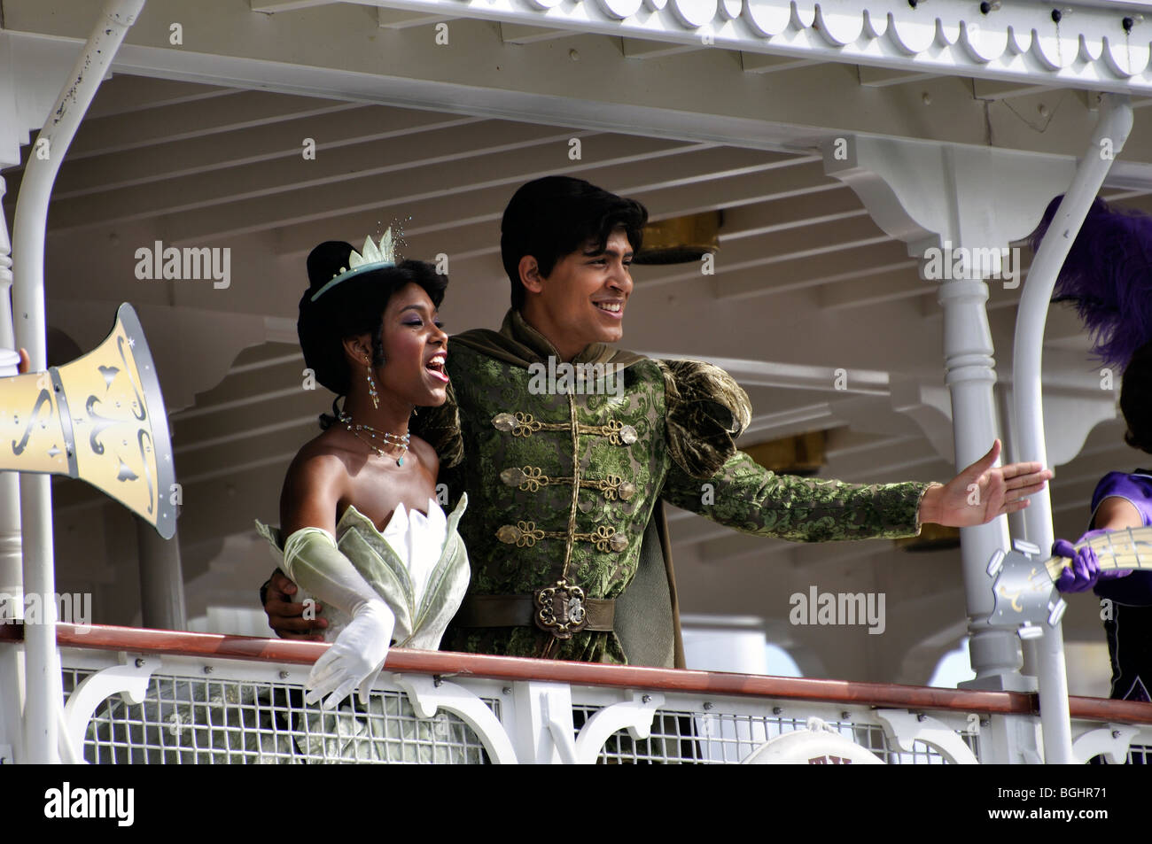 La princesse et la grenouille show, Disneyworld, Orlando, Floride, USA Banque D'Images