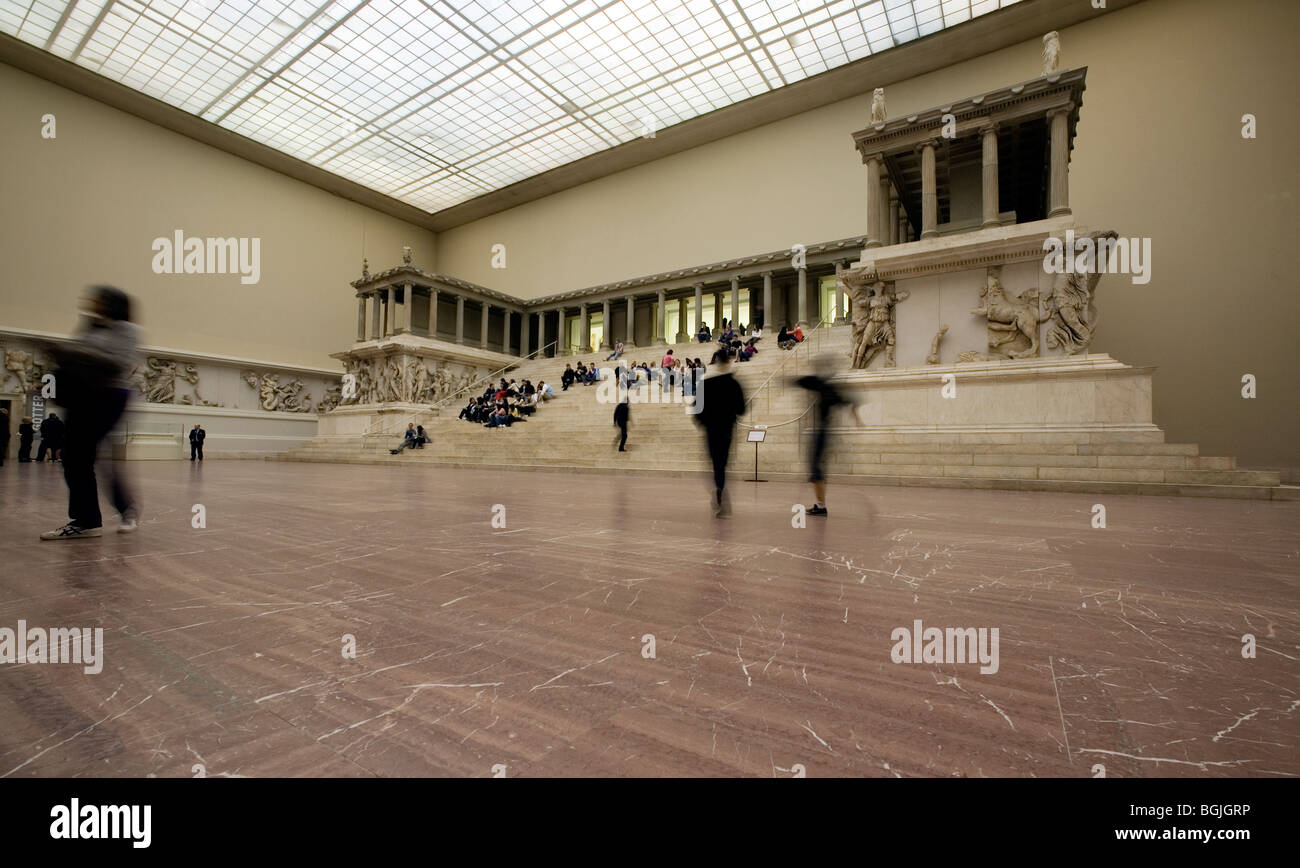 Musée de Pergame de Berlin 2009 DDR 1989 temple unifié l'Allemagne avant la guerre de l'histoire positive fin de la guerre froide à l'Est Ouest ville Berl Banque D'Images