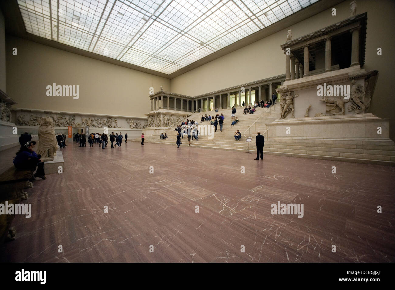 Musée de Pergame de Berlin 2009 DDR 1989 temple unifié l'Allemagne avant la guerre de l'histoire positive fin de la guerre froide à l'Est Ouest ville Ber Banque D'Images