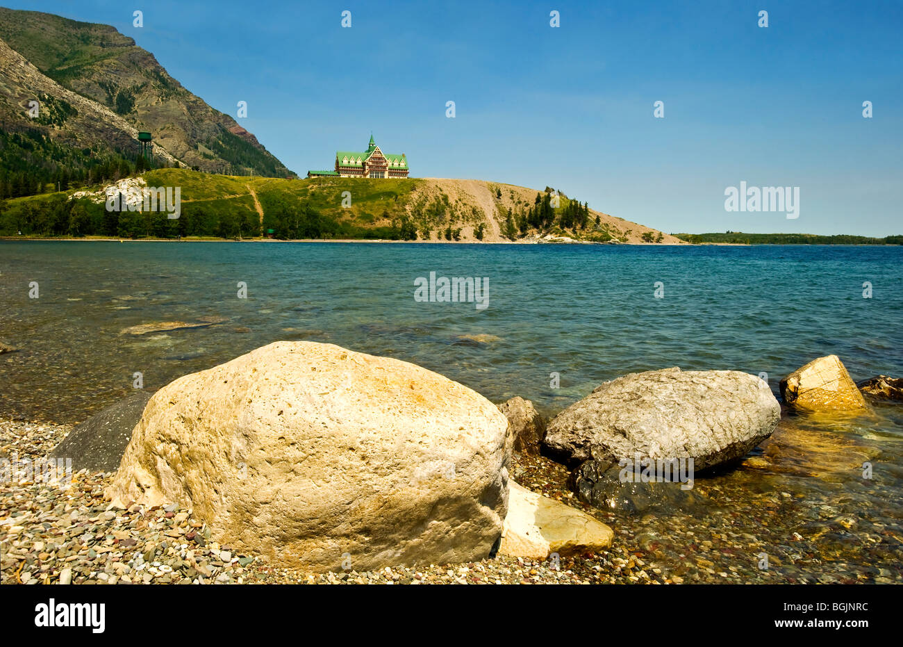 Parc national des Lacs-Waterton, Alberta Canada Banque D'Images