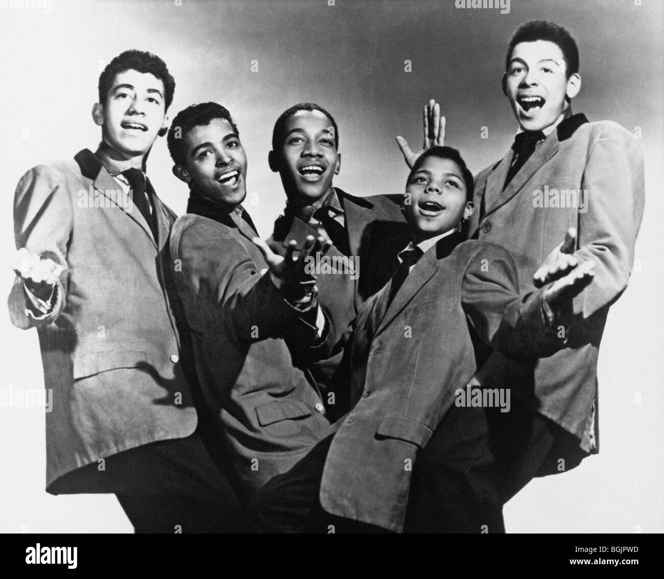 FRANKIE LYMON ET LES ADOLESCENTS - NOUS JOINDRE groupe pop Banque D'Images