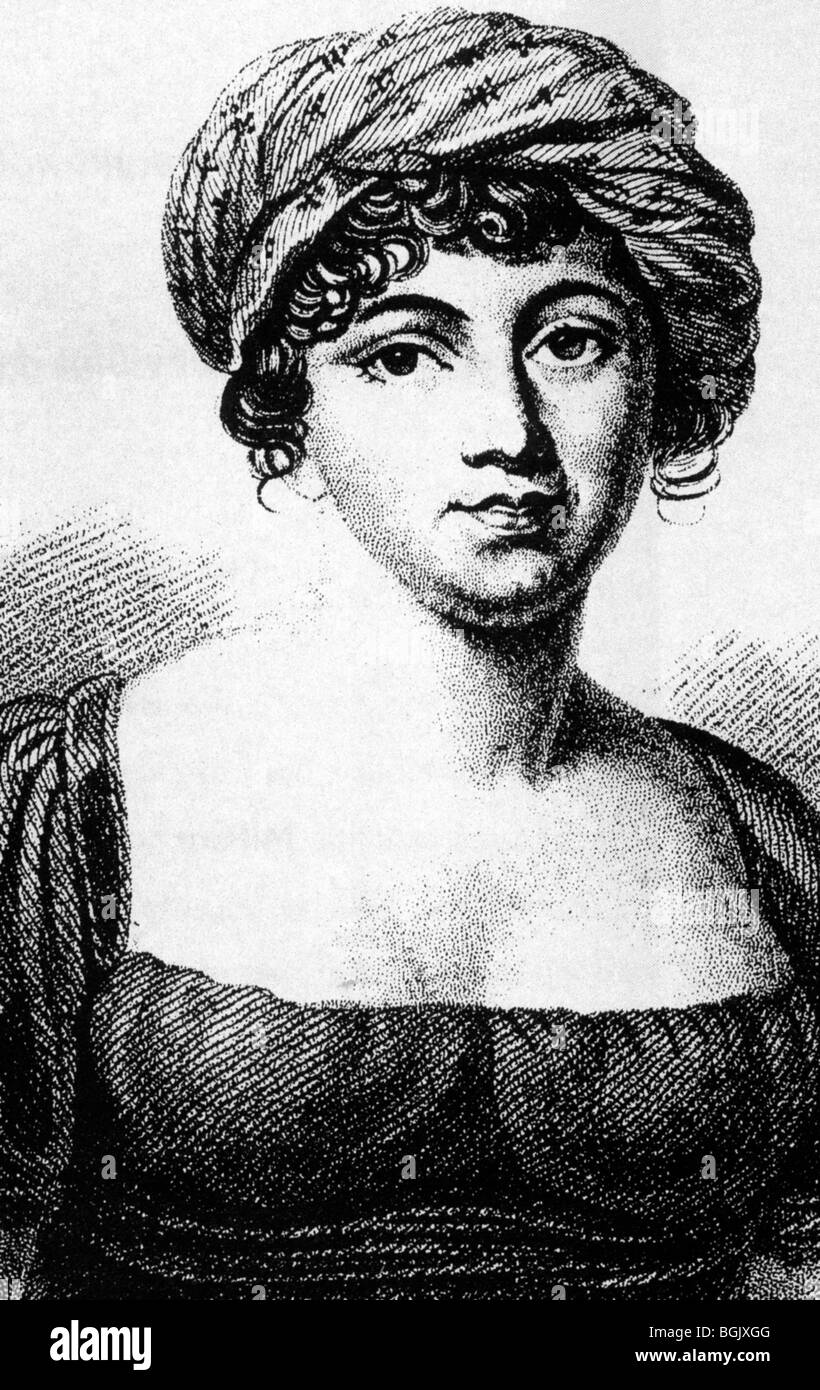 MADAME DE STAËL - écrivain français (1766-1817) Banque D'Images