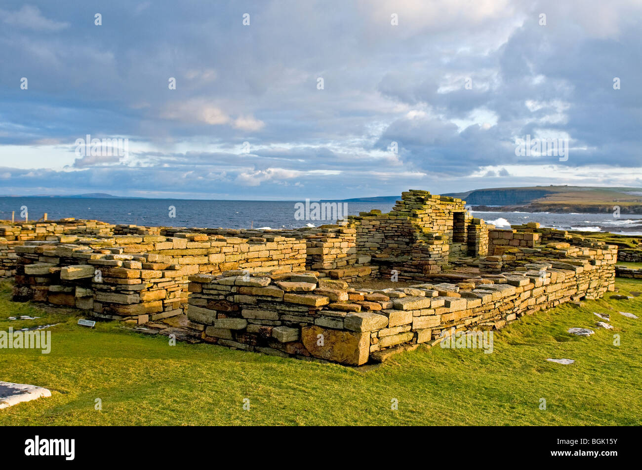 Brough de Birsay, sur le continent, l'Orkney du début des colonies scandinaves et Pictish 5856 SCO Banque D'Images