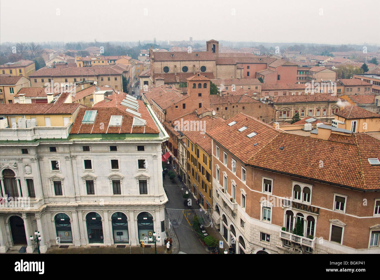 Ferrare, Émilie-Romagne, Italie Banque D'Images