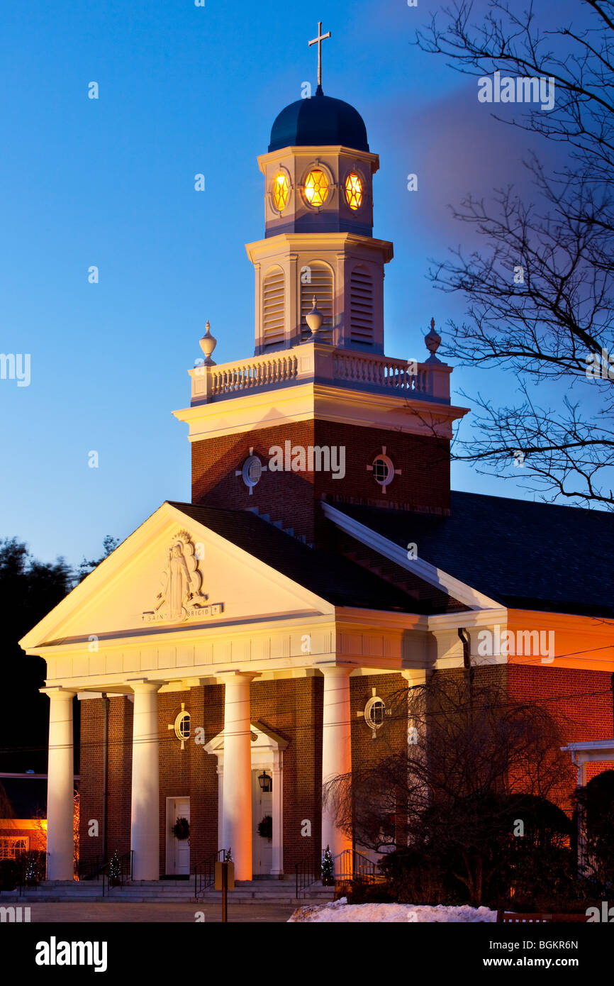 Saint Brigid's Église catholique à Lexington dans le Massachusetts Banque D'Images