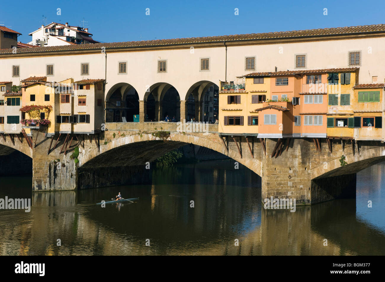Le Ponte Vecchio, Florence, Toscane, Italie, Europe Banque D'Images
