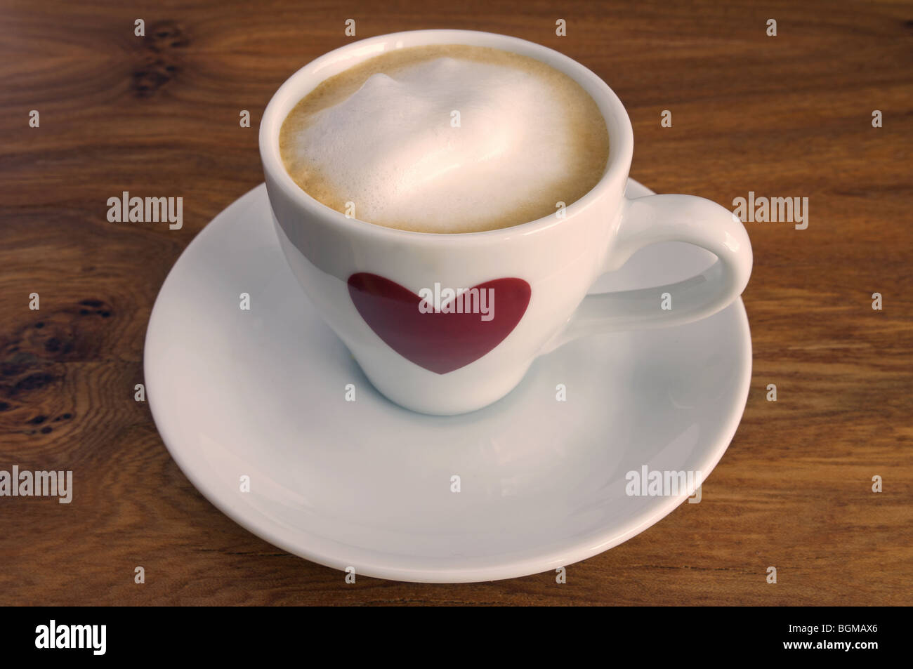 Tasse de café latte Banque D'Images